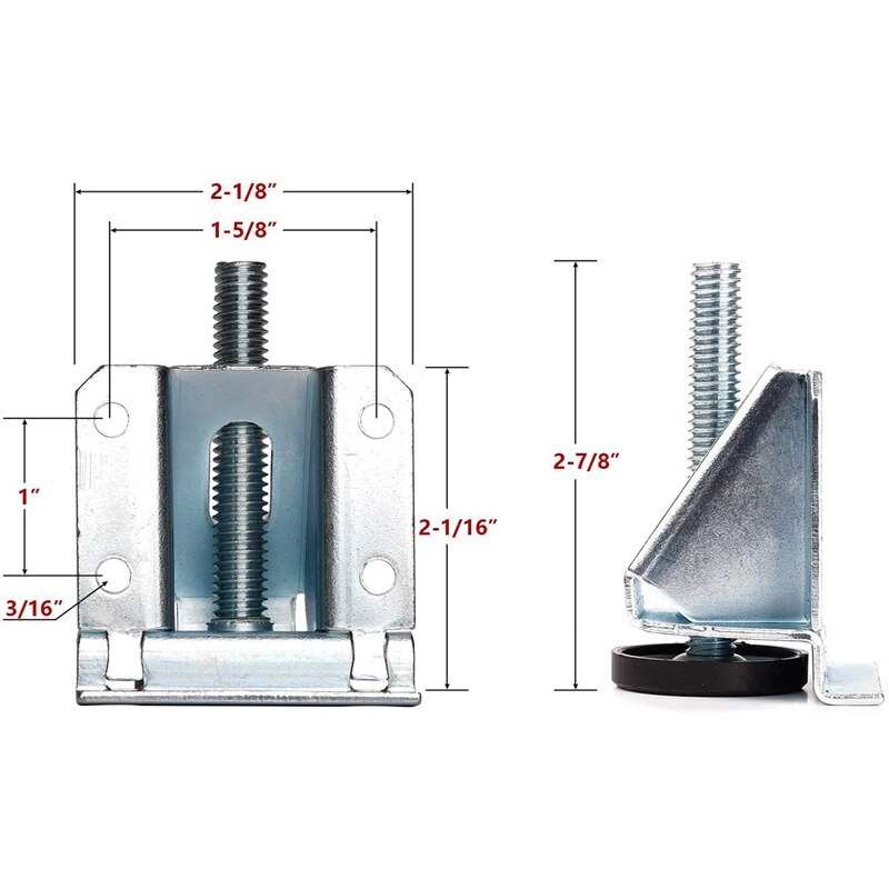 Stelpoten Zware Meubels Levelers Verstelbare Tafel Been Leveler Met Borgmoeren Voor Meubels, Tafel, Kasten, werkbank