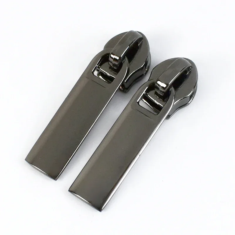 5 deslizadores de cremallera para 5 # Cinta con cremalleras de nailon al metro, bolsa de costura, bolsillo, cabeza con cremallera, chaqueta, kits de reparación de ropa, accesorios DIY: Beige