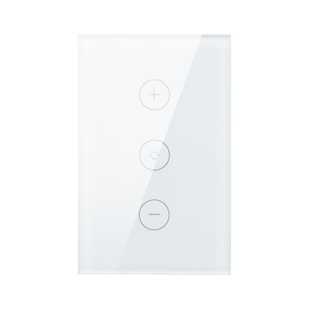 Tuya smart home gadgets lysdæmper til led lys lampe alexa google hjem neutral ledning er påkrævet  ac 110v 220v touch switch dæmpbar: Os standard hvid