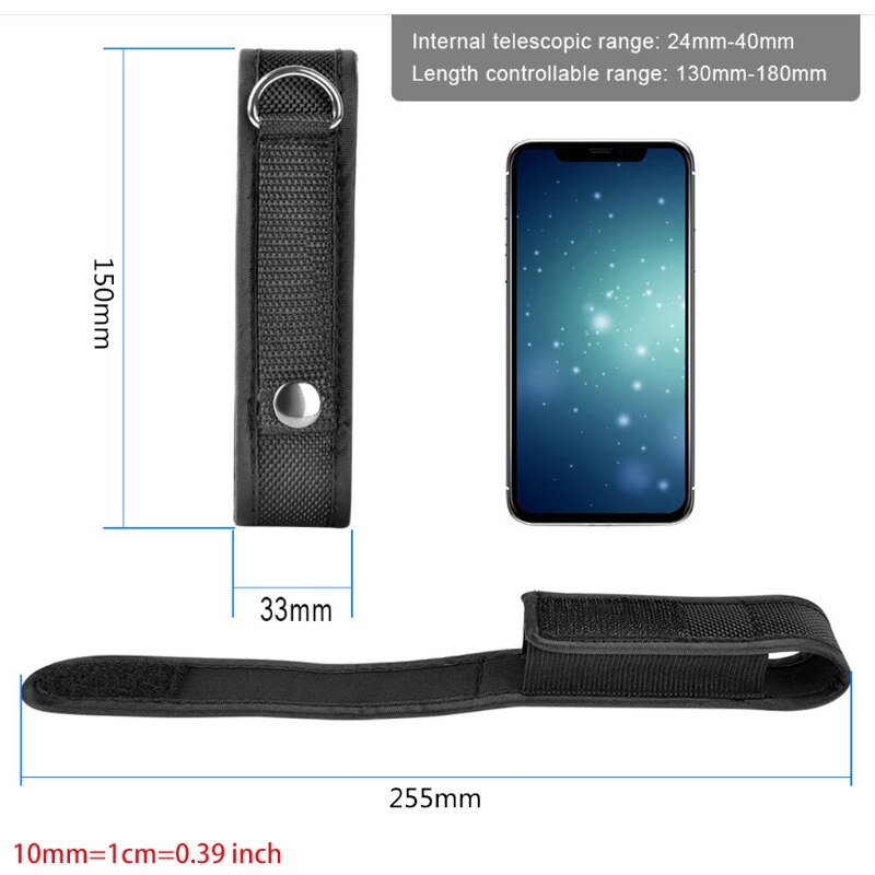 Universele Nylon Riem Zaklamp Houder Holster Bag Pouch Voor Fenix UC30 UC35 E35 3 &quot;-5&quot; 18650 Mini zaklamp Torchlight M24 22