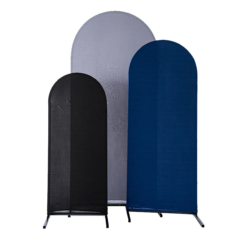 Festival Wedding Arch Cover Elastic Thick Covers for Backdrop Stand Solid Photographic Background Birthday Party Decoration