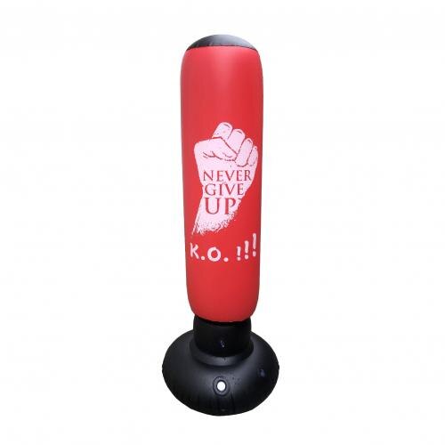 Gym Adult Children 160cm Inflatable Boxing Bag Punch Kicking Training Sandbag Boxing Bag Punch Kicking Training Sandbag: Red