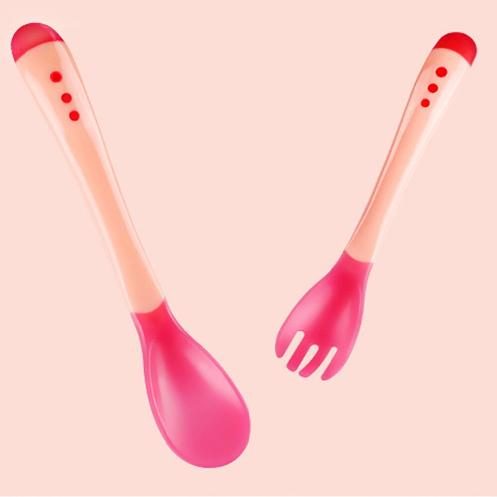 Baby Feeding Spoon Stainless Steel Tableware Dessert Spoon for Children Fork Baby Gadgets Feedkid Children's Cutlery for Kids: Spoon