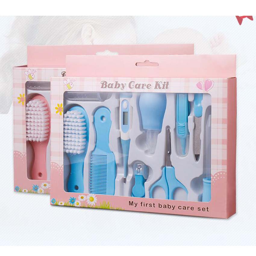 Nail Haar Dagelijkse Verpleegkundige Gereedschap Baby Grooming Care Manicure Set Gezondheidszorg Kit Clipper Tandenborstel Haarborstel Kam Nagelvijl Schaar