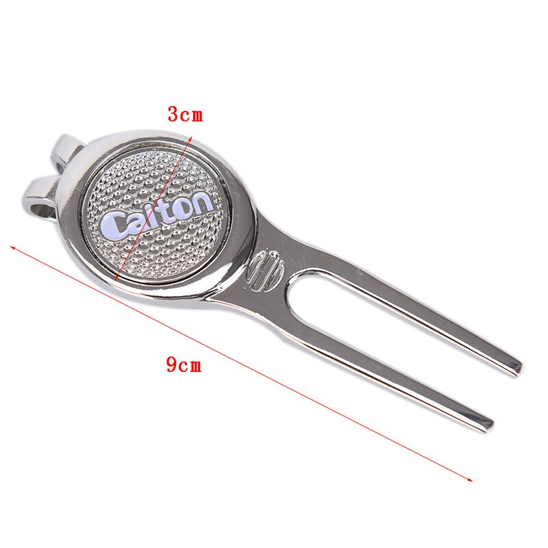 1pc golf reparation værktøj golf divot reparation værktøj magnet med golf markør nøglering liner clips forsendelse