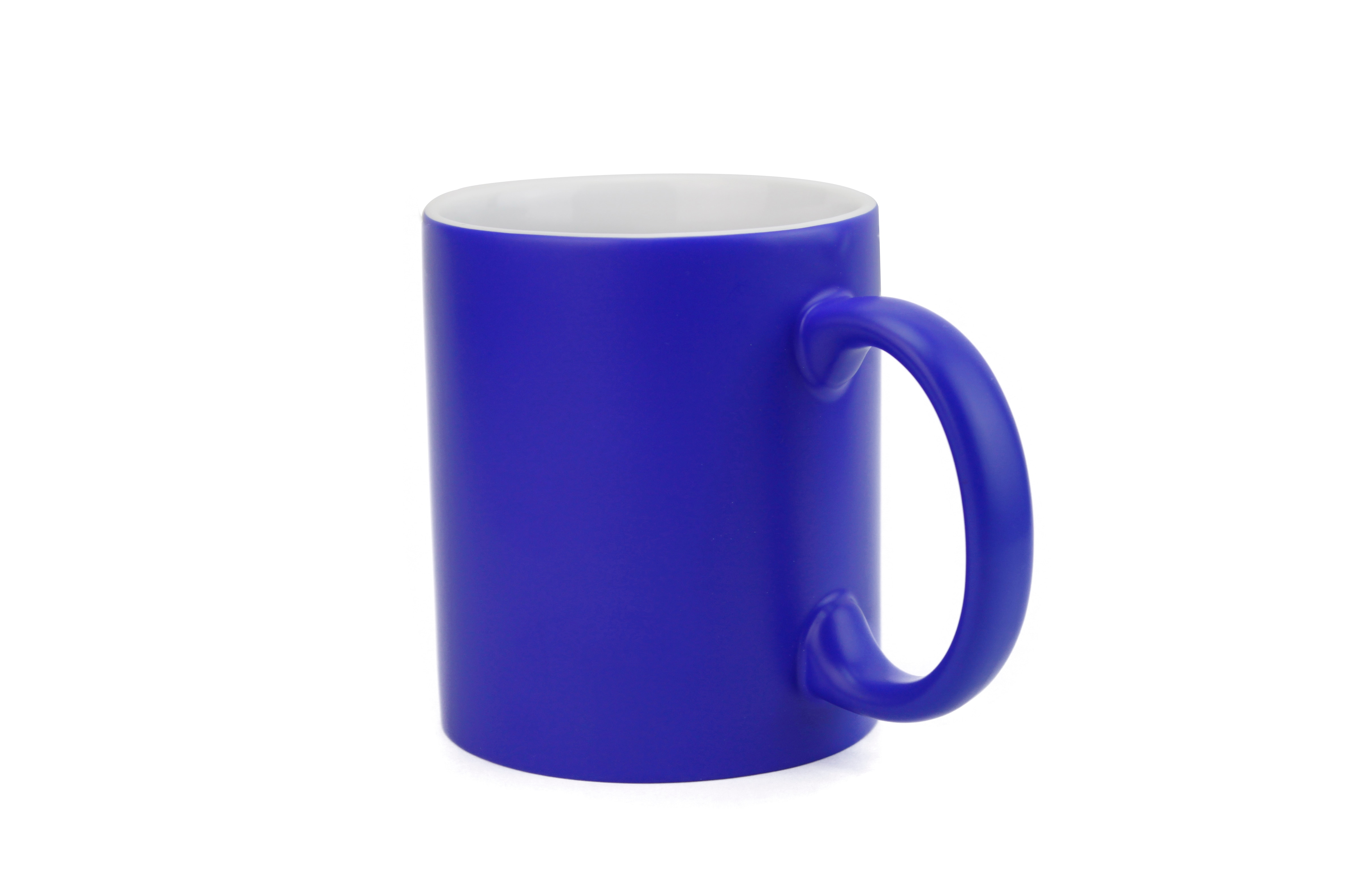 Een Grade Plain Mat Zwart Diy Keramische Warmtegevoelige Kleur Veranderende Magische Foto Sublimatie Mok