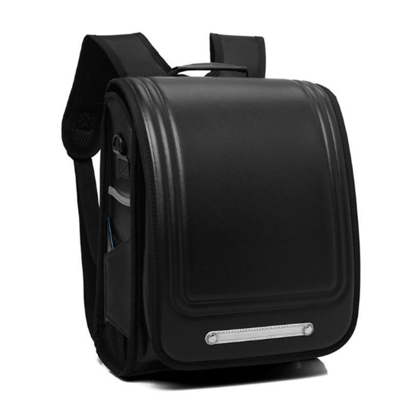 Sac à dos cartable Style japonais sac d'école pour filles garçons Q1QA: BK