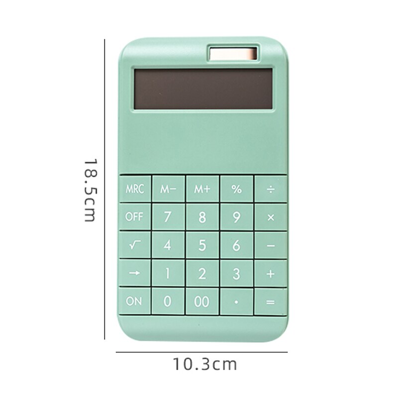 Large-key Portable Solar-powered Computer for Student Calculation and Finance Calculator Simple Style