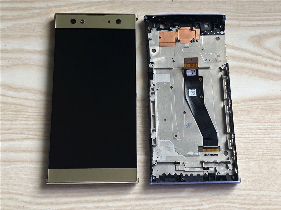 Htzf Lcd Voor Sony Xperia XA2 Ultra H4233 H4213 H3213 H3223 Lcd-scherm Met Touch Glas Digitizer Frame Bezel vervanging