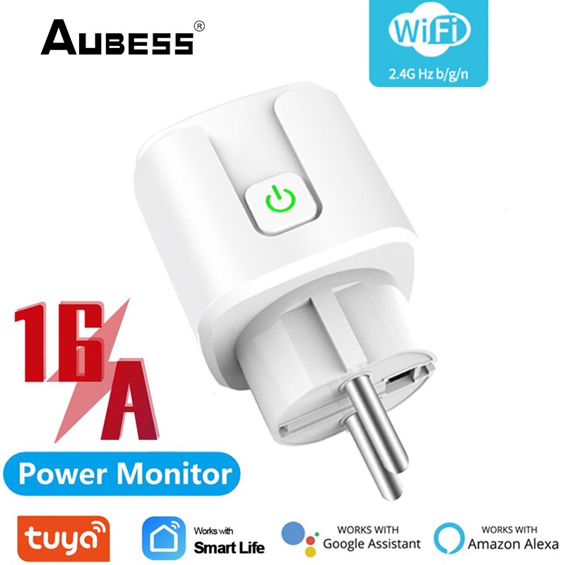 Presa Intelligente WiFi 16A Con HomeKit - Controllo Vocale Con Siri, Monitoraggio Consumi, Compatibile 2.4GHz