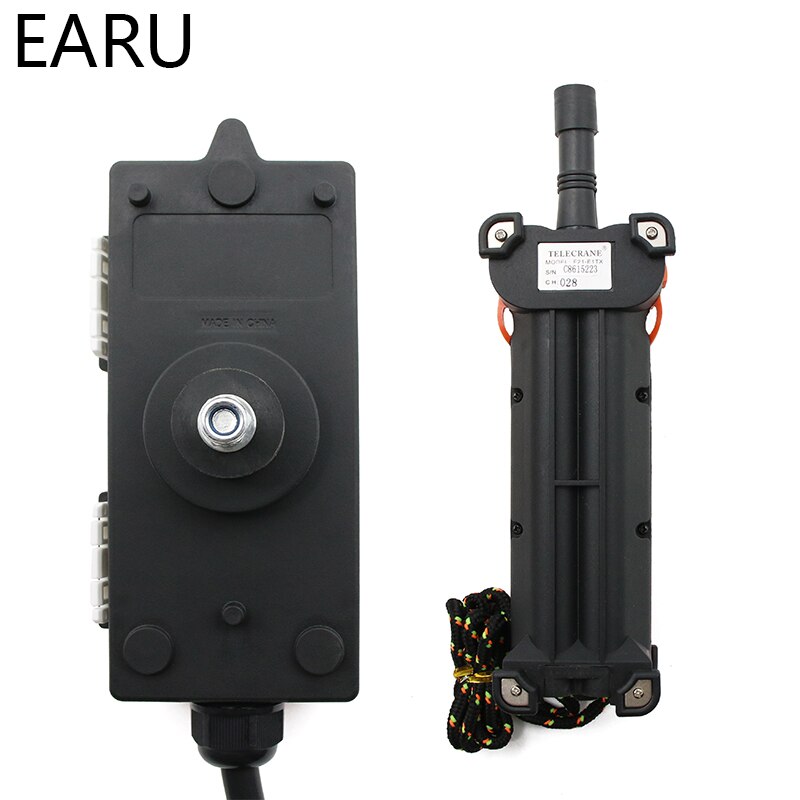 Télécommande Radio sans fil industrielle 12V 24V 110V 220V 380V, 1 récepteur + 1 émetteur F21-4S
