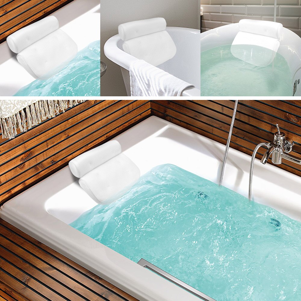 Coussin Pour Baignoire Yosoo Oreiller De Baignoire Antidérapante Appui-tête De Relaxation Coussin De Baignoire Pour Spa Avec 2 Ventouse Repose Tete Baignoire