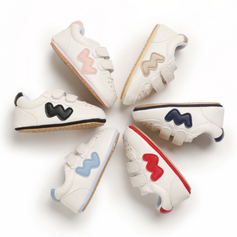 Baby Walking Shoes Solid Color Convenient Non-slip Soft Sole Baby Shoes Baby Bed Shoes