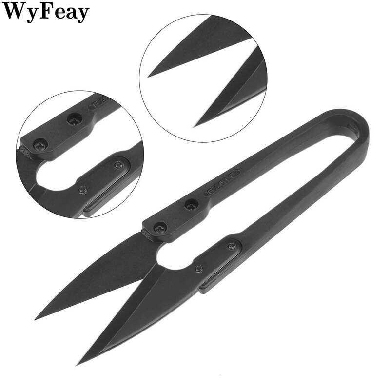 3 Pcs Thread Scissors U Sewing Clipper Beading Thread Cutter for Trimming Threads Stitch Supplies and Embroider fabric Scissors