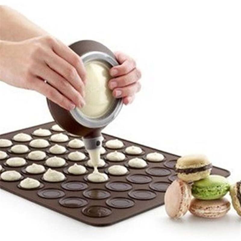 Siliconen macarons gebak oven bakvorm bakmat 30- holtes diy mal bakmat bakmatten