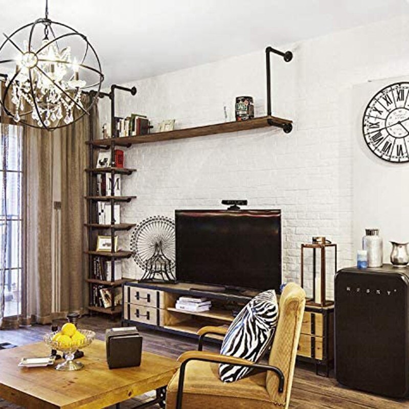 -1 Inches Malleable Cast Iron Pipe Flange, Industrial Pipe Flanges For Threaded Black Pipes And Fittings 2 Pcs