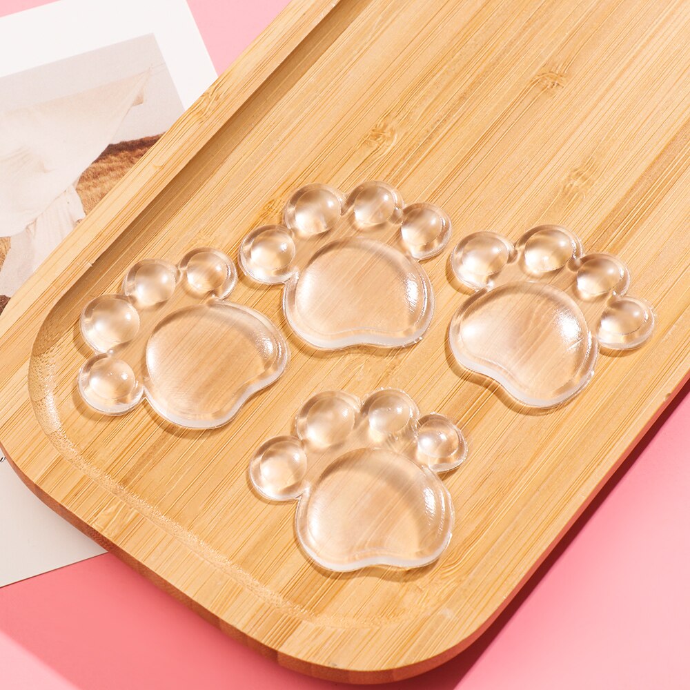 1PC Shockproof Rubber Door Stops Anti Collision Pads Waterable Mute Handle Bumpers Transparent Protection Sticker Wall Protector