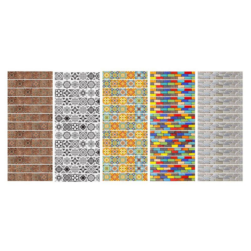 13pcs/set 3D Stair Riser Floor Stickers Waterproof Removable Self Adhesive DIY Stairway Decals Murals Decoration #2 #