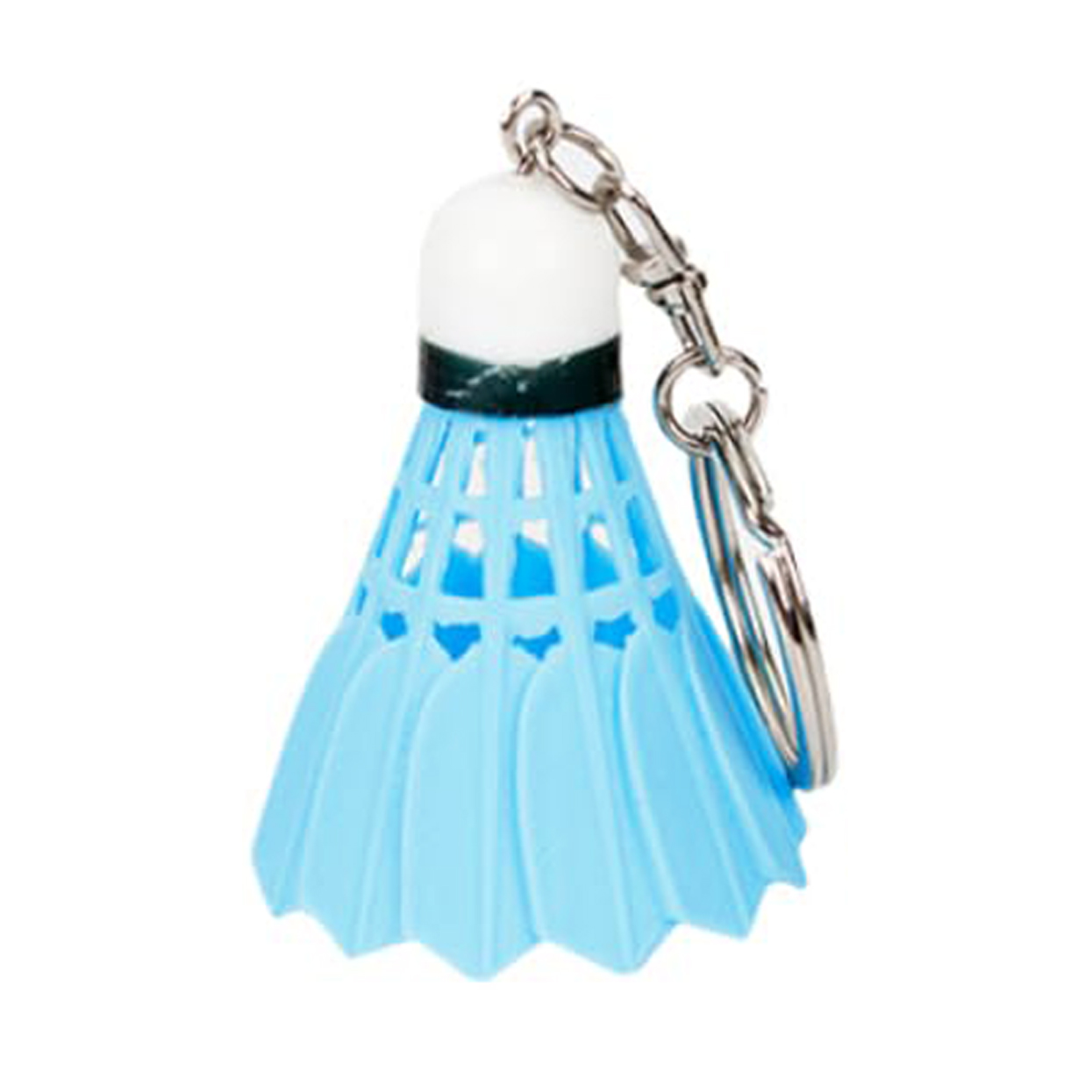 60 stuks 6 kleuren schattige badminton sleutelhanger sleutelhanger autohouder tas hanger sieraden sieraden sleutel hanger kettingen charme sleutelhanger: GRIJS