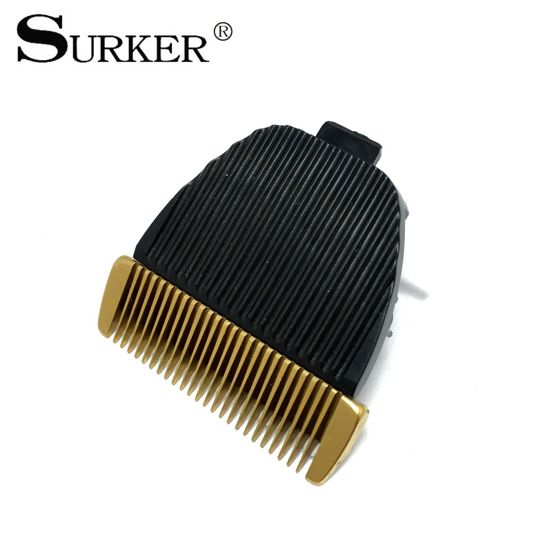 SURKER RFC-688B Tondeuse Blade Plated Titanium Keramische Hoofd Hair Styling Accessoires