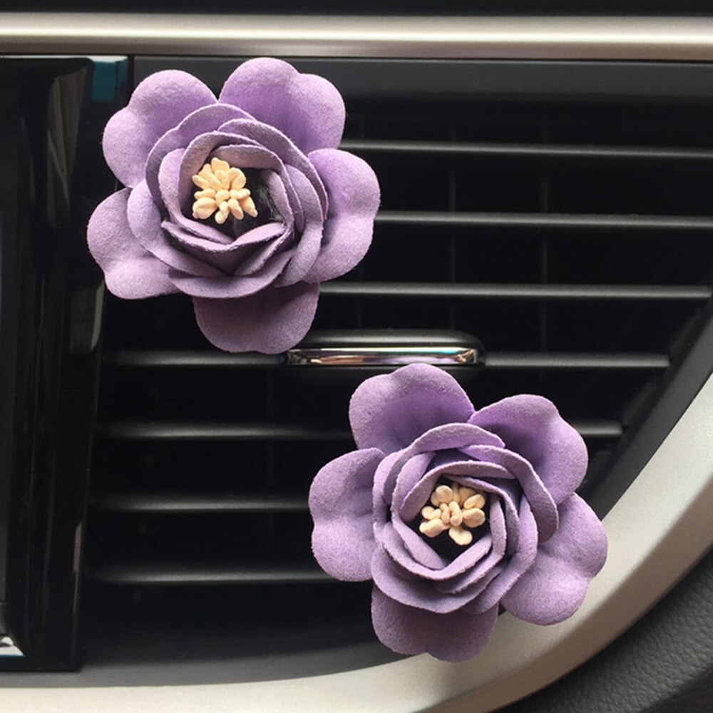 Auto Klimaanlage Auslauf Blume Parfüm Clip Duft Lufterfrischer Autos Luft Reiniger Duft Diffusor Auto Zubehör