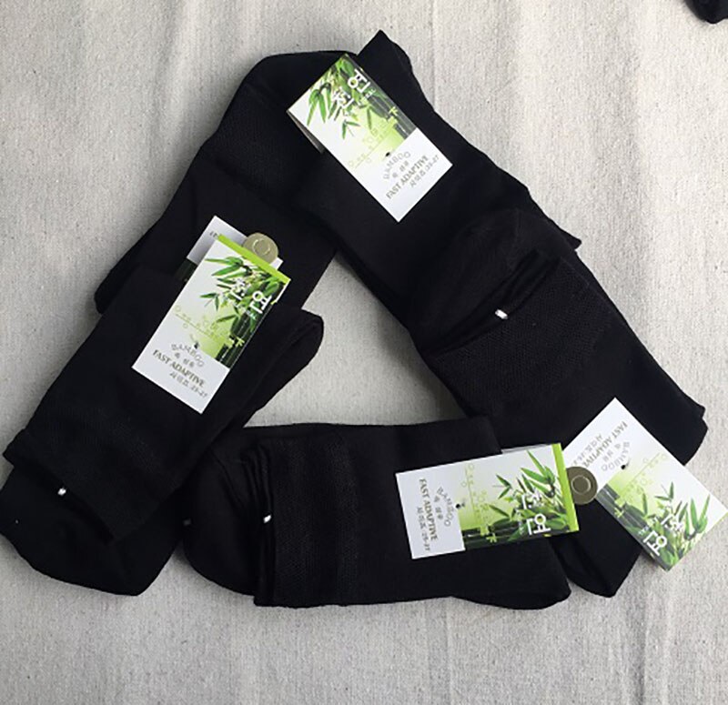 Männer Bambus Faser Knöchel Socken Weiche Atmungsaktive Geschäft Männer Socken 5-Pack fest Schwarz Lässig ÜSpund Bequeme Schuhe Strumpfwaren