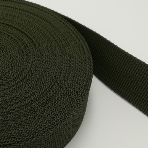 Polypropenband 20mm breda 45 yards tejp för väskor sy bälte band band flätat band plagg skor: 22 armégrön