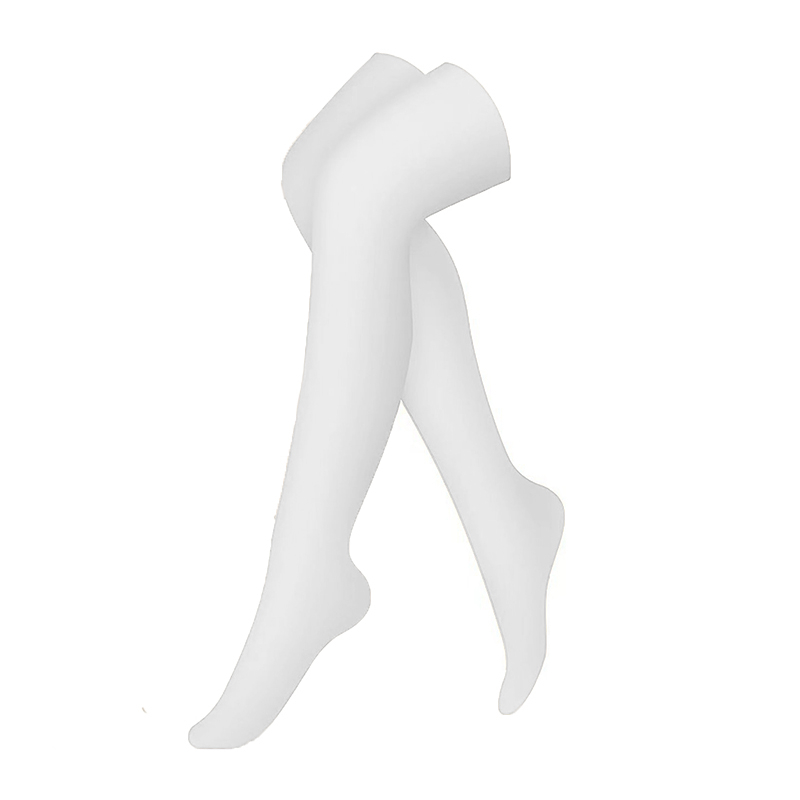 Brand Above The Knee Compression Stockings Men Women Thighs Socks Compress Elastic Sports Long Socks Running Gradient pressure: S / Blue White