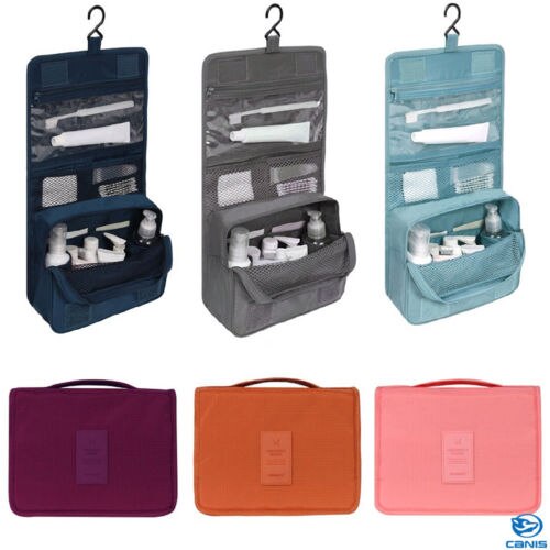 Reise Verpackung Organisatoren Make-Up Kosmetische Kulturbeutel Waschen Organizer Lagerung Tasche Hängen Tasche Reise Zubehör