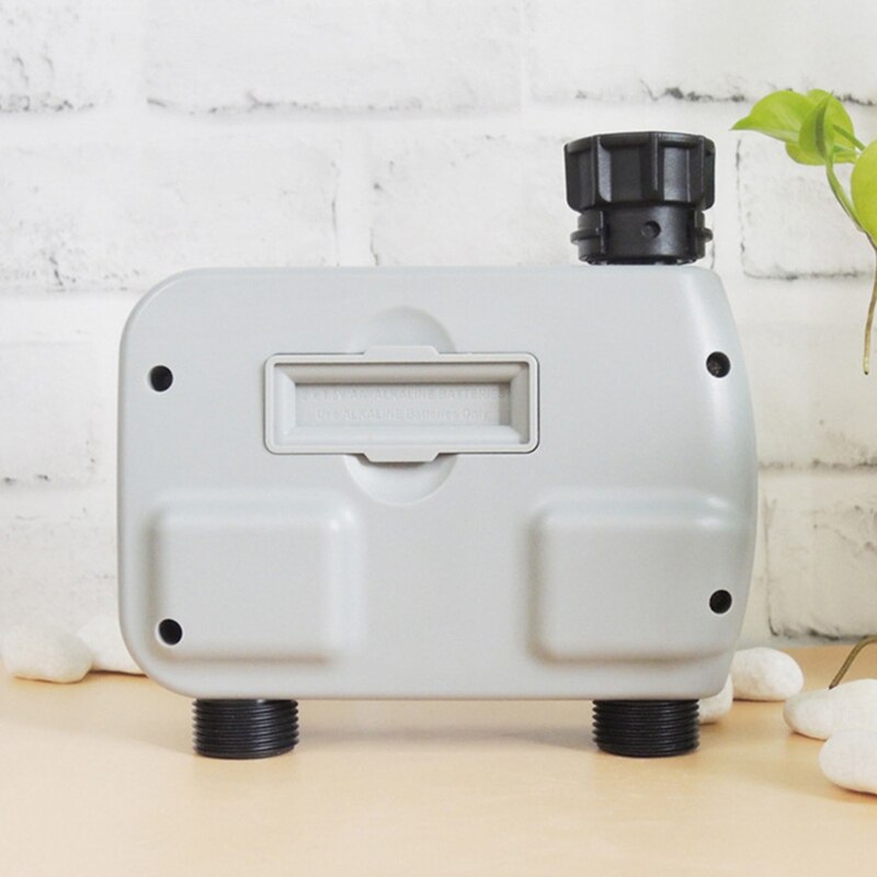 Digital Hose Faucet Timer Automatic Watering Sprinkler System Programmable Irrigation Controller with 2 Outlet
