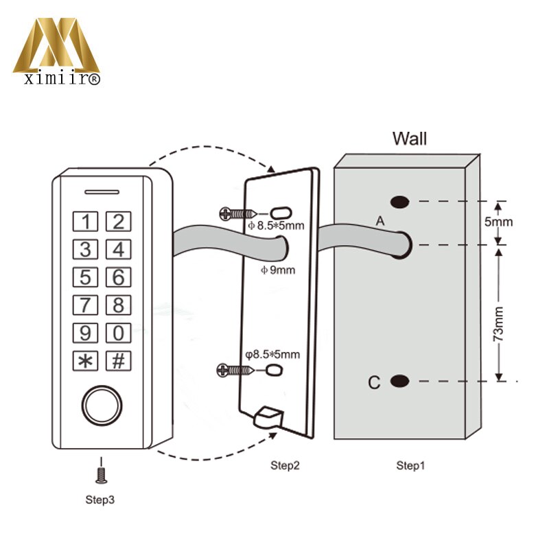 Good Standalone Waterproof IP66 Fingerprint Access Control SF3 Fingerprint Door Controller With Touch Keypad