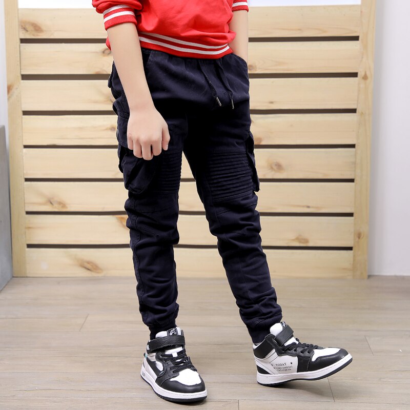 Boy Pants Korean Style Spring Autumn Cotton Sport Pants Enfant Garcon Kids Children Leisure Trousers