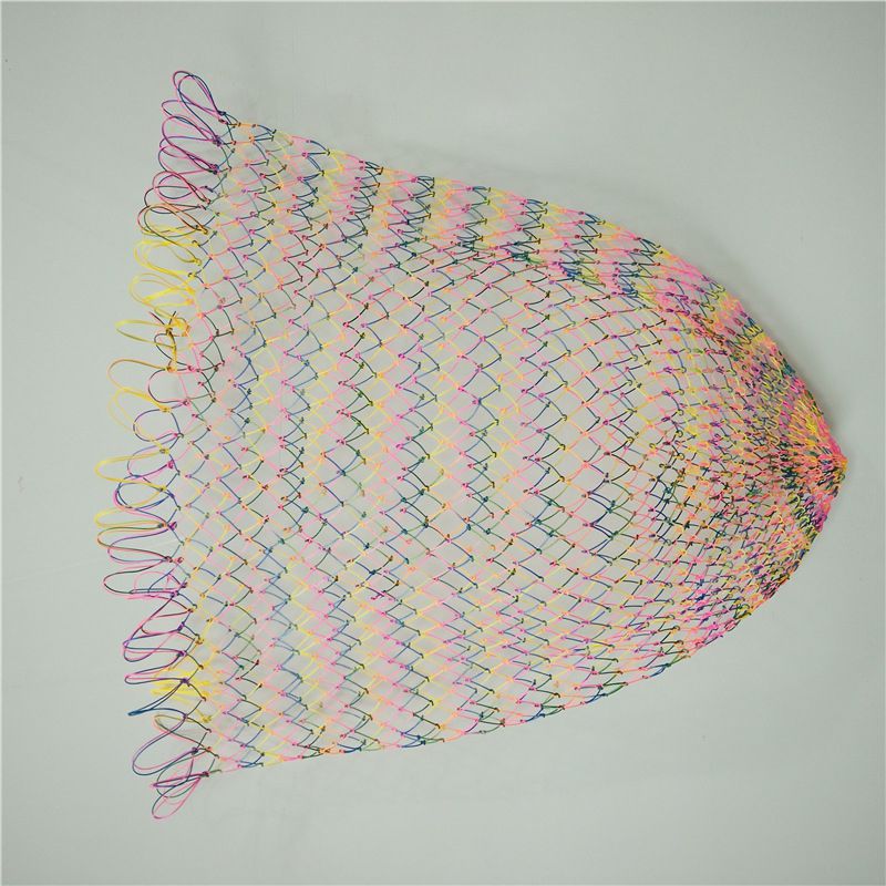 Nylon Fishing Nets Fishing Tackle Collapsible Rhombus Mesh Hole 35cm 40cm 50cm 3 Sizes Depth Folding Dip Net //: A35