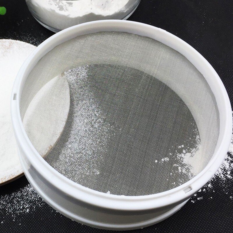 4pcs/set Plastic Wire Fine Mesh Oil Strainer Flour Sifter Sieve Colanders DIY Kitchen Tools Juice And Tea Strainer Cooking Tools: 15x5.5cm