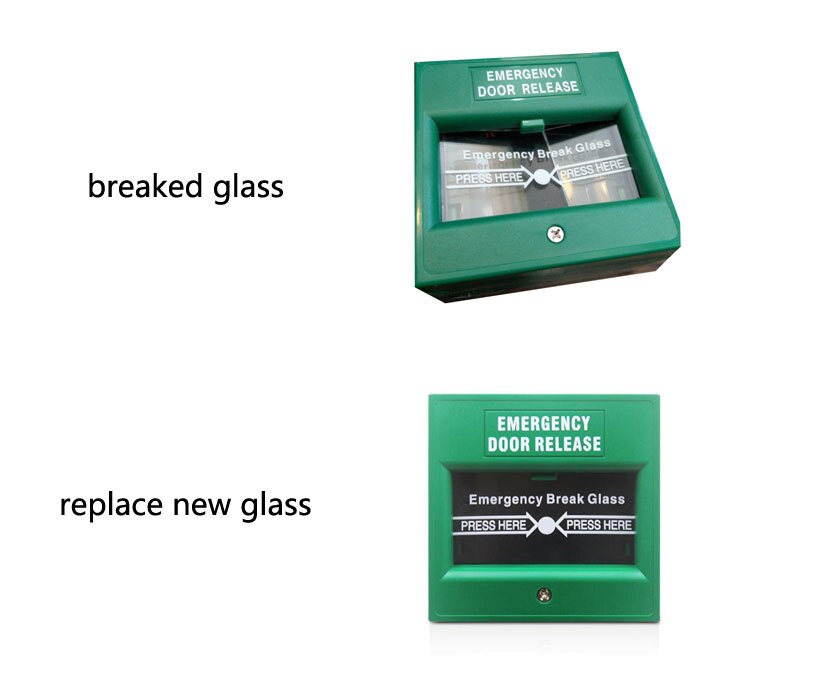 20pcs Emergency Glass English panel replace for break Emergency glass