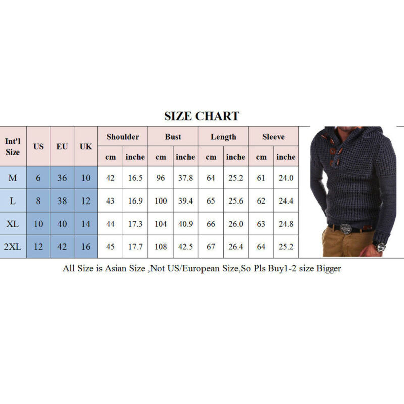 Heren trui gebreide hoodies knoopsluiting heren effen trui sweatshirt casual streetwear jas winterjas sudadera hombre