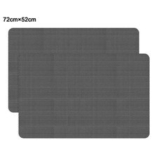 2pcs Car Window Shades Sun Cover Rear Side Kids Baby UV Protection Block Mesh Auto Rear Window Sun Shade Mesh: 72x52cm