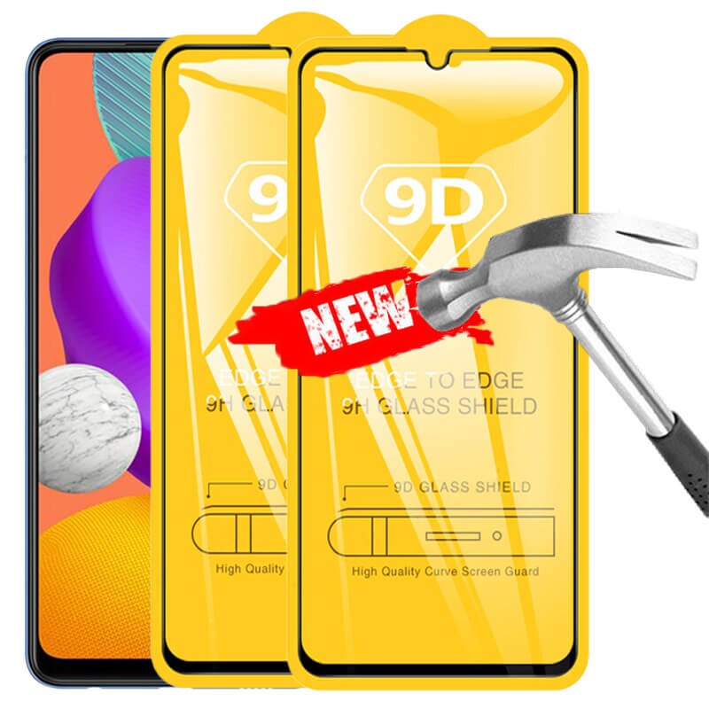 2Pcs 9D copertura completa in vetro temperato per Samsung Galaxy M22 custodia in vetro protettivo 3D per Samsun Galaxi M 22 SM-M225FV/DS armatura del Film