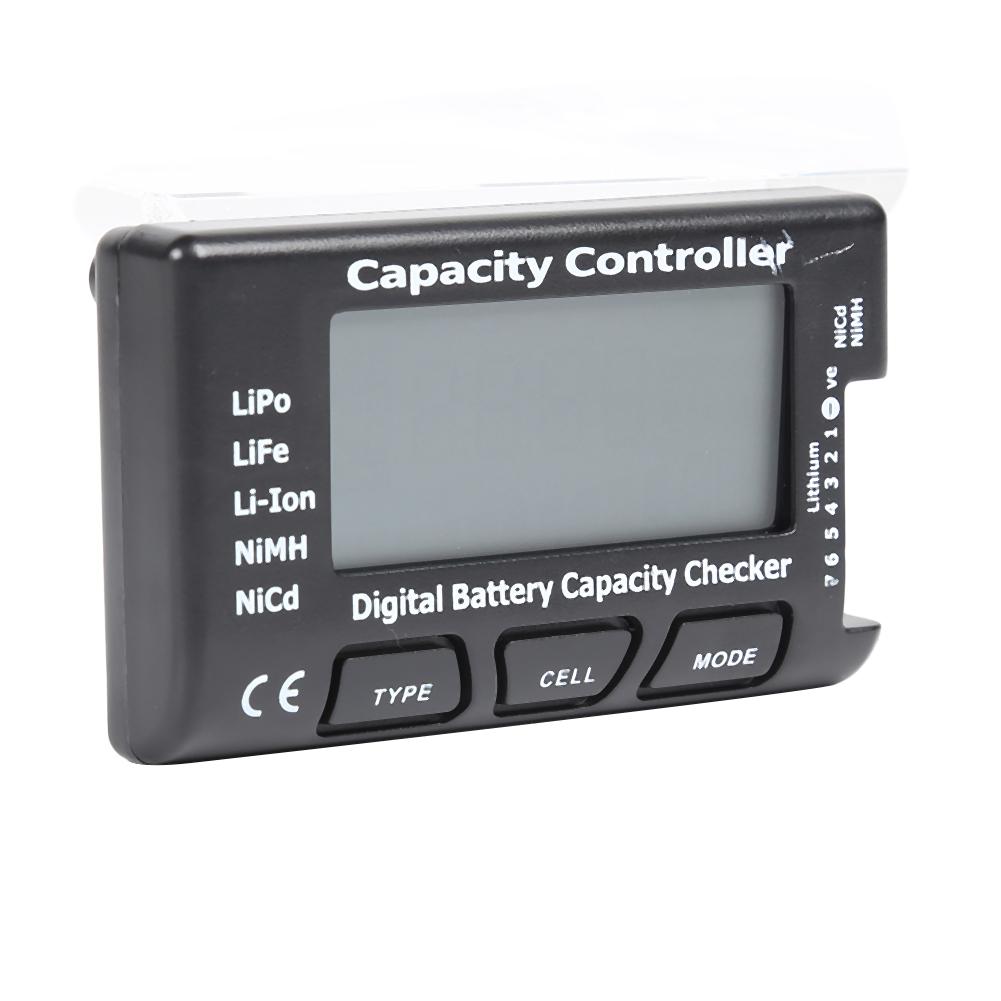 Digital Battery Capacity Checker RC CellMeter 7 Durable and Portable Practical Screen Display for Li-ion NiMH Nicd Batteries