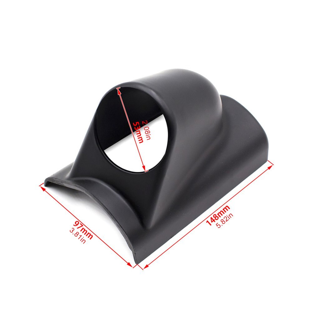 Vänster instrumentpanel 52mm enkelhåls sittande instrumentfäste 1 hål racinginstrumentstol