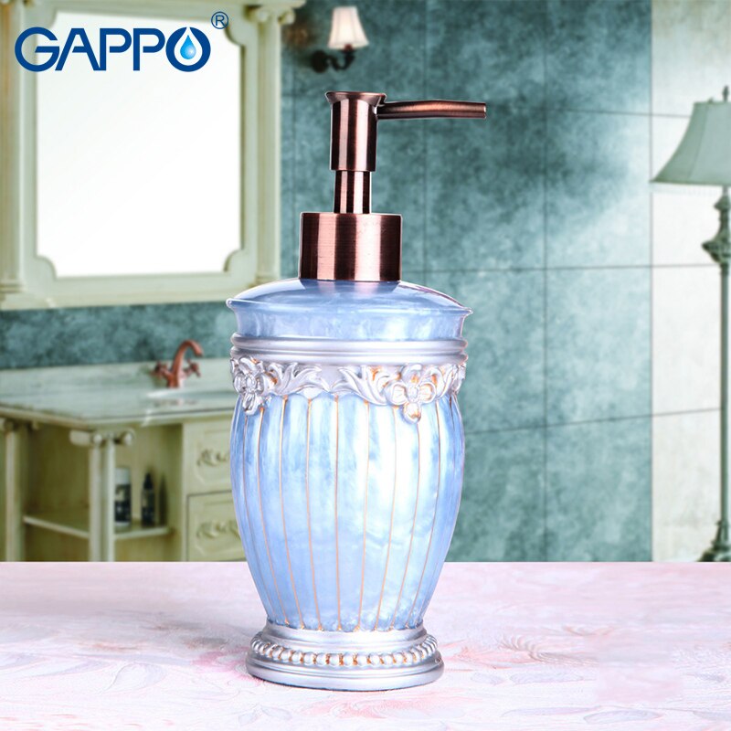 GAPPO liquid soap dispensers soaps pump imported resin Bottle Bath resin Bathroom accessories soap pump dispensers