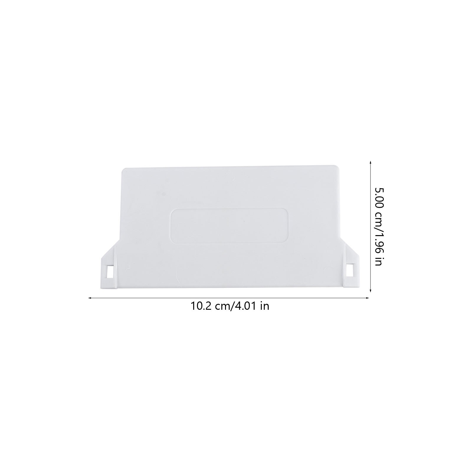 10PCS 89mm Plastic Bottom Plate for Vertical Blind Portable Bottom Weights Slats Vertical Blind Fittings Roller Accessories