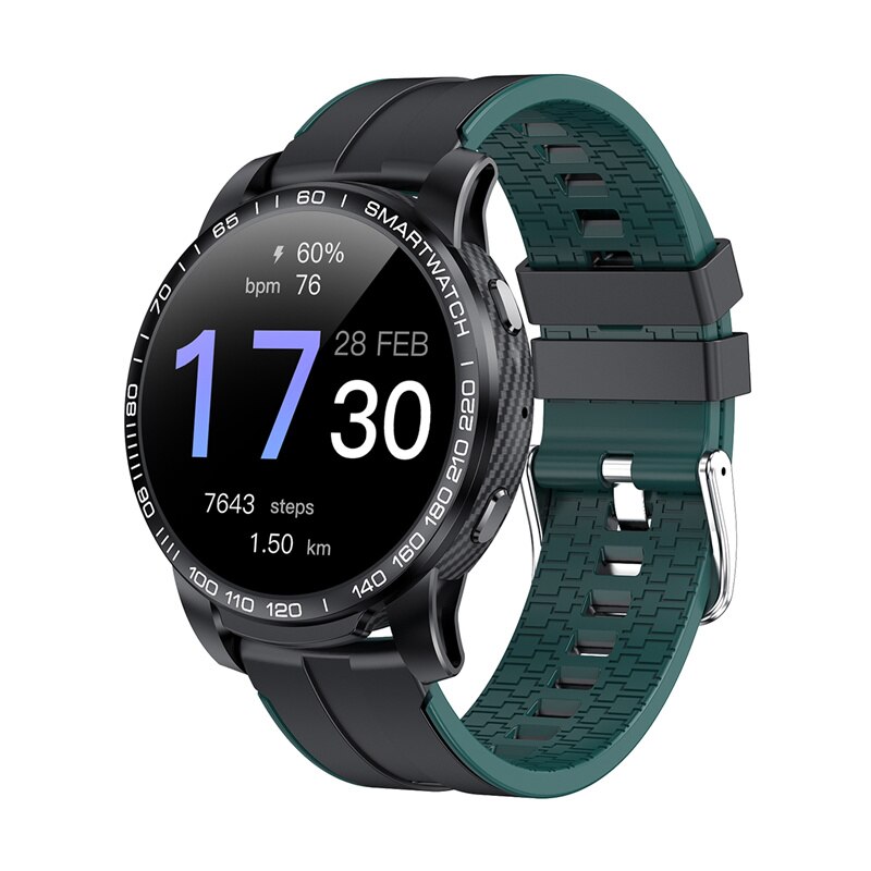 Sports Smart Watch GW20 Full Touch Screen Smartwatch Men HeartRate Moniotr Blood Pressure Oxygen Waterproof IP67 Fitness Tracker: Green