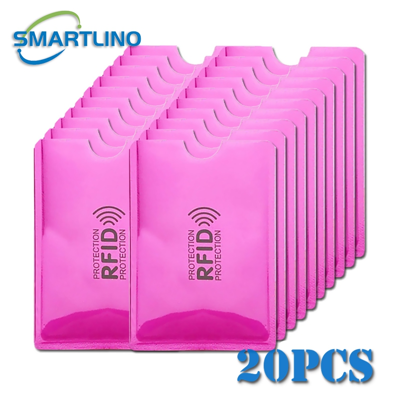 5/10/20 Stuks Anti Diefstal Bank Creditcard Protector Nfc Rfid Blokkeren Kaarthouder Portemonnee Cover aluminiumfolie Id Visitekaartje Case: GOLD
