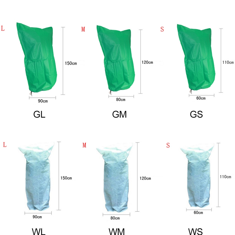 Non-Woven Plant Cover Warm Cover Tree Protecting Bag Frost Protection Yard Garden Decor Winter Protection Against Cold