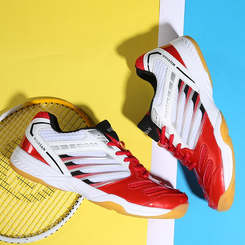 Atmungsaktive Herren Badminton Schuhe Berufs Tischtennis Schuhe Frauen Männer Tennis Sneakes Licht Gewicht Badminton Turnschuhe Paare