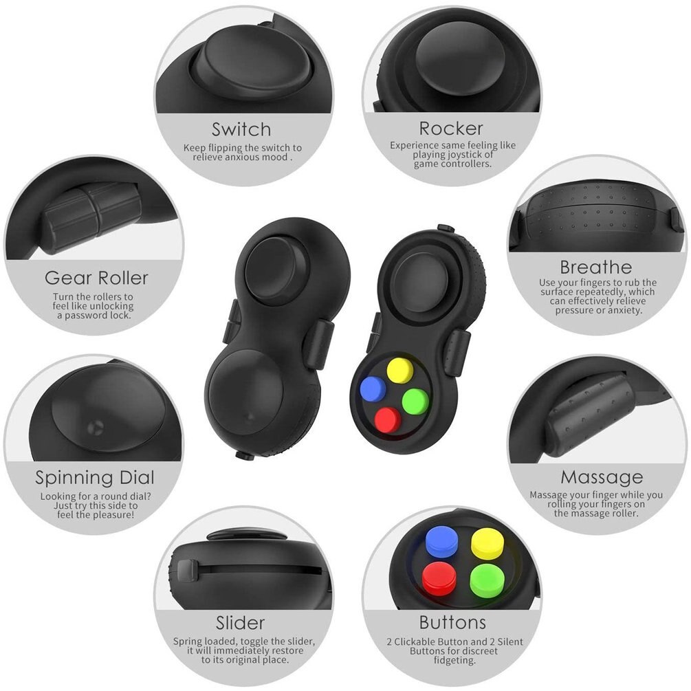 Antistress Speelgoed Voor Volwassenen Kinderen Kids Fidget Pad Stress Relief Squeeze Fun Hand Interactieve Speelgoed Kantoor Christmas
