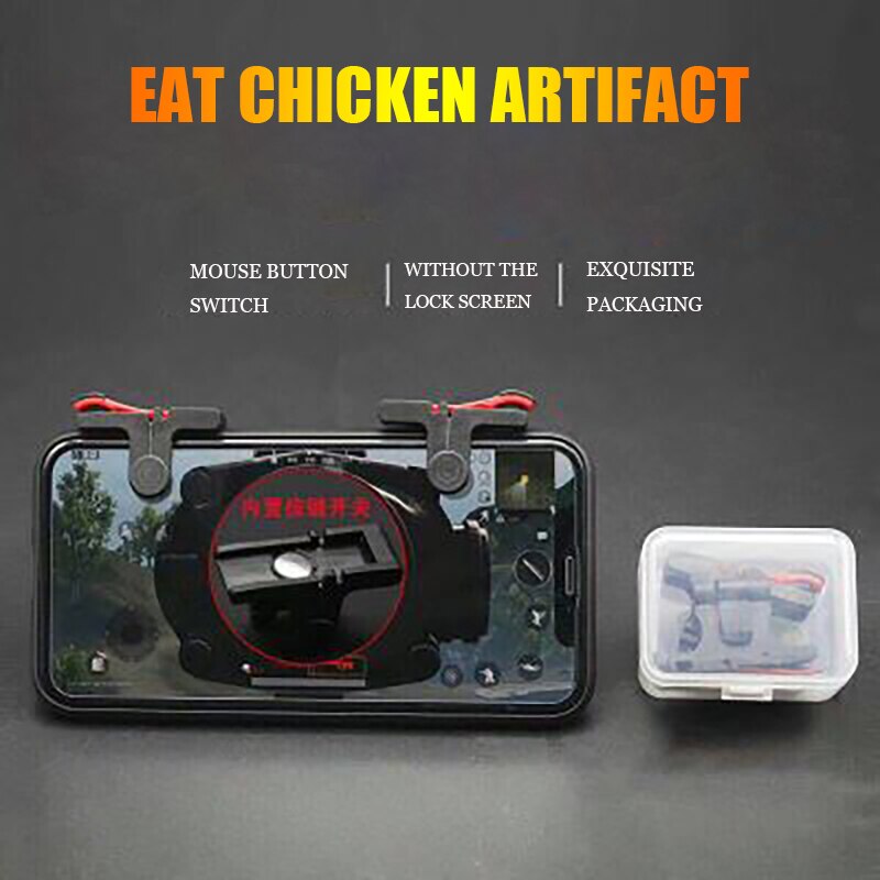 Six-finger chicken eating device wireless Bluetooth game controller game joystick mobile phone is suitable for all models: 1.7