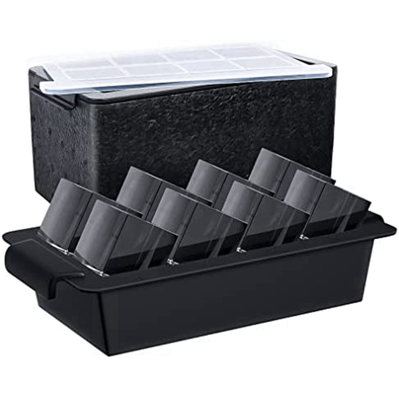 Clear Ice Maker Clear Ice Square Tray Maken 8 Big Square Square, Voor Cocktails