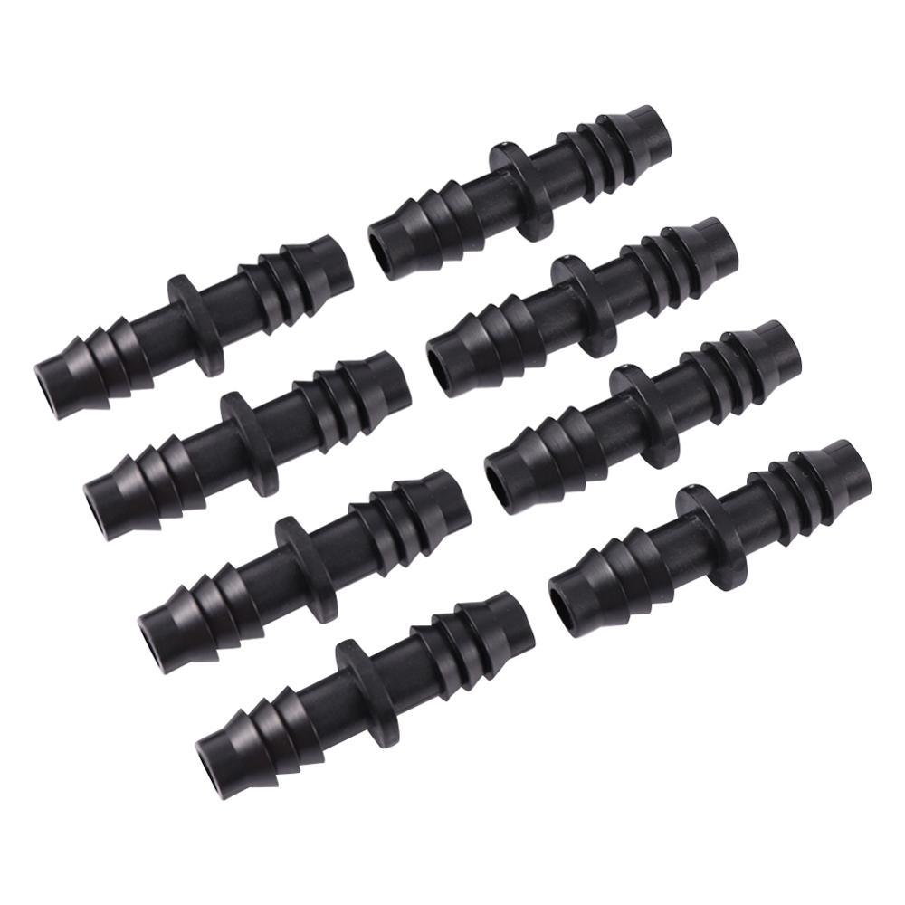 8/11mm Hose Straight Connector with Barb Greenhouse plastic pipe connector hose connector pipe fittings Adapter Hose 20 Pcs